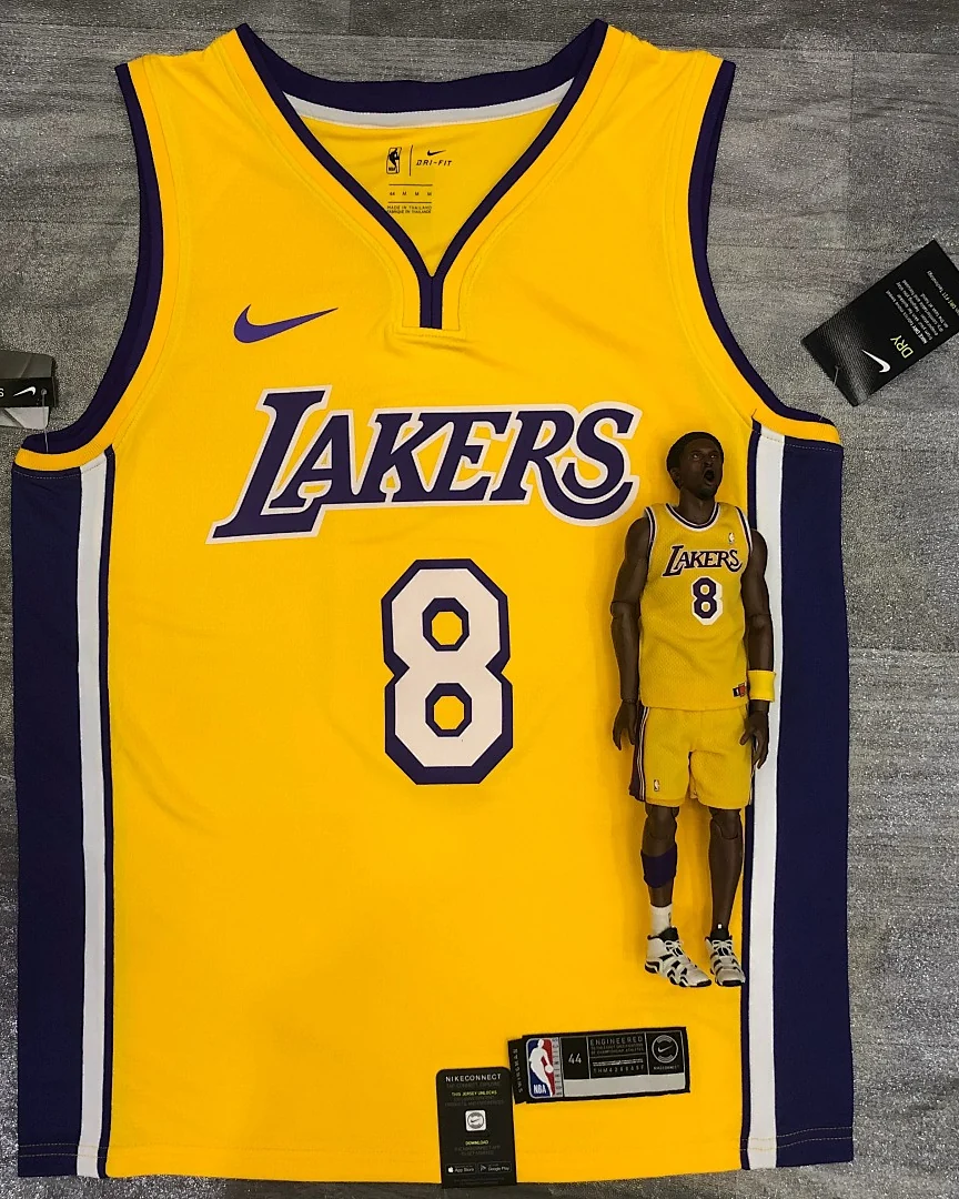 Camisola NBA Los Angeles Lakers Kobe Bryant #8 Amarela