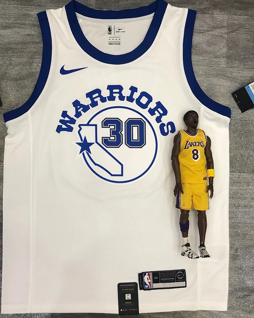 Camisola NBA Golden State Warriors Stephen Curry #30 Edição Especial Branca