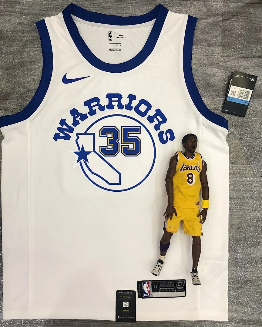 Camisola NBA Golden State Warriors Kevin Durant #35 Edição Especial Branca