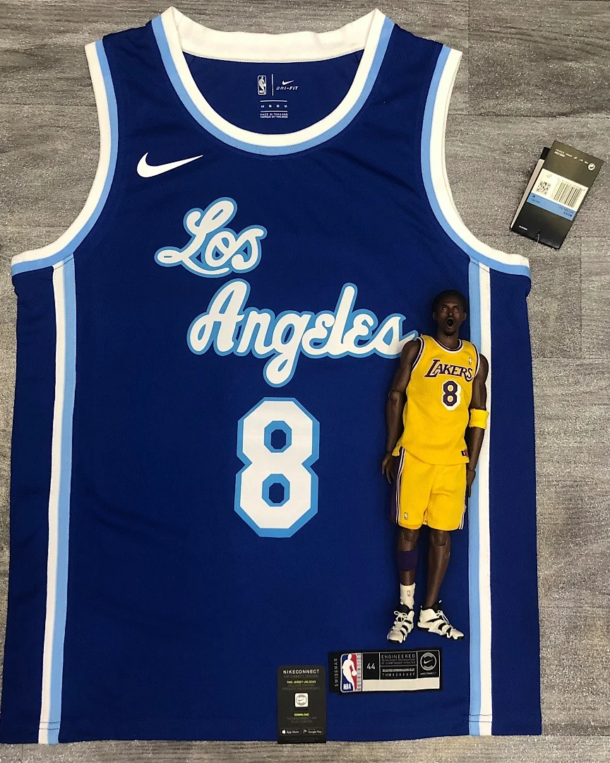Camisola NBA Los Angeles Lakers Kobe Bryant #8 Latin Nights Azul