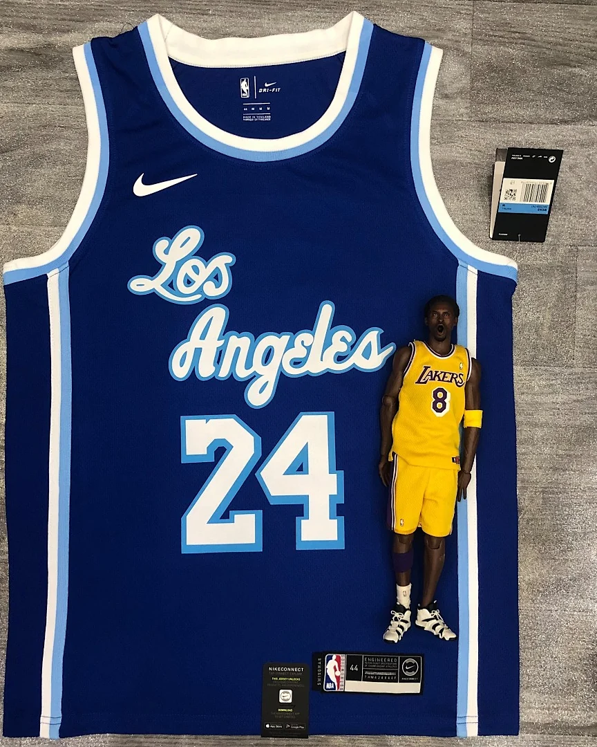 Camisola NBA Los Angeles Lakers Kobe Bryant #24 Latin Nights Azul