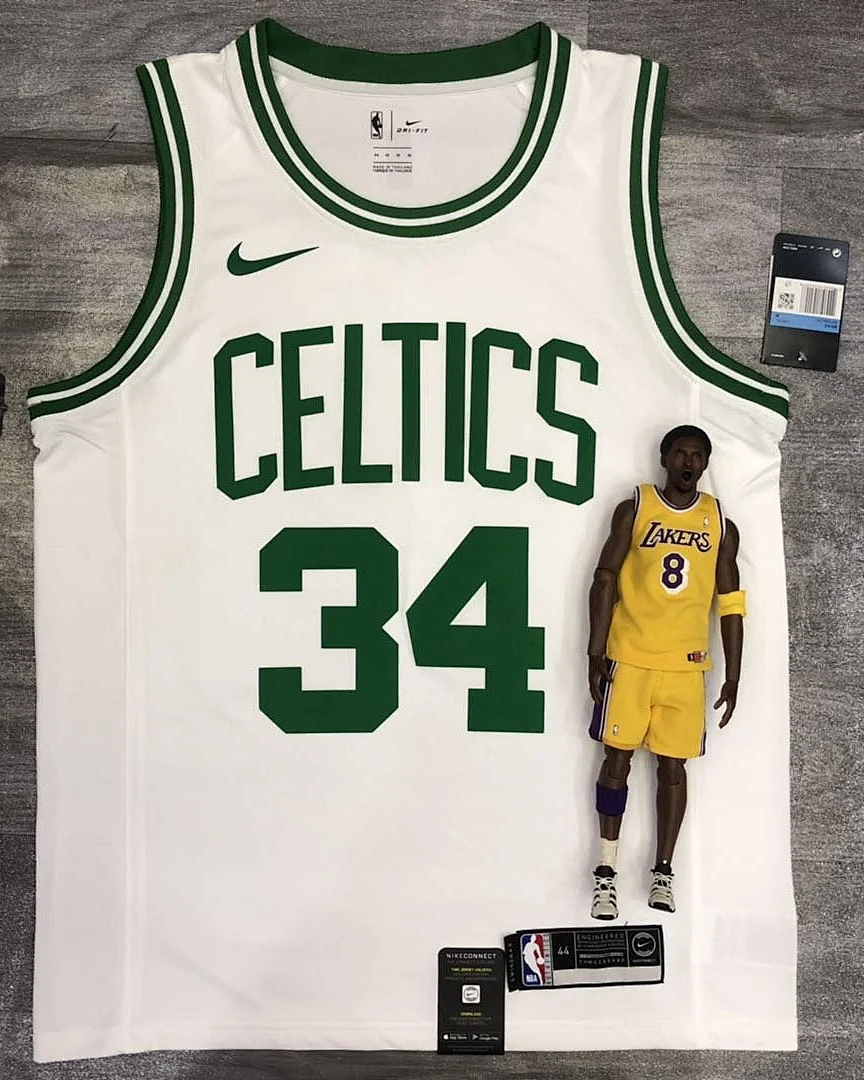 Camisola NBA Boston Celtics Paul Pierce #34 Retro Branca