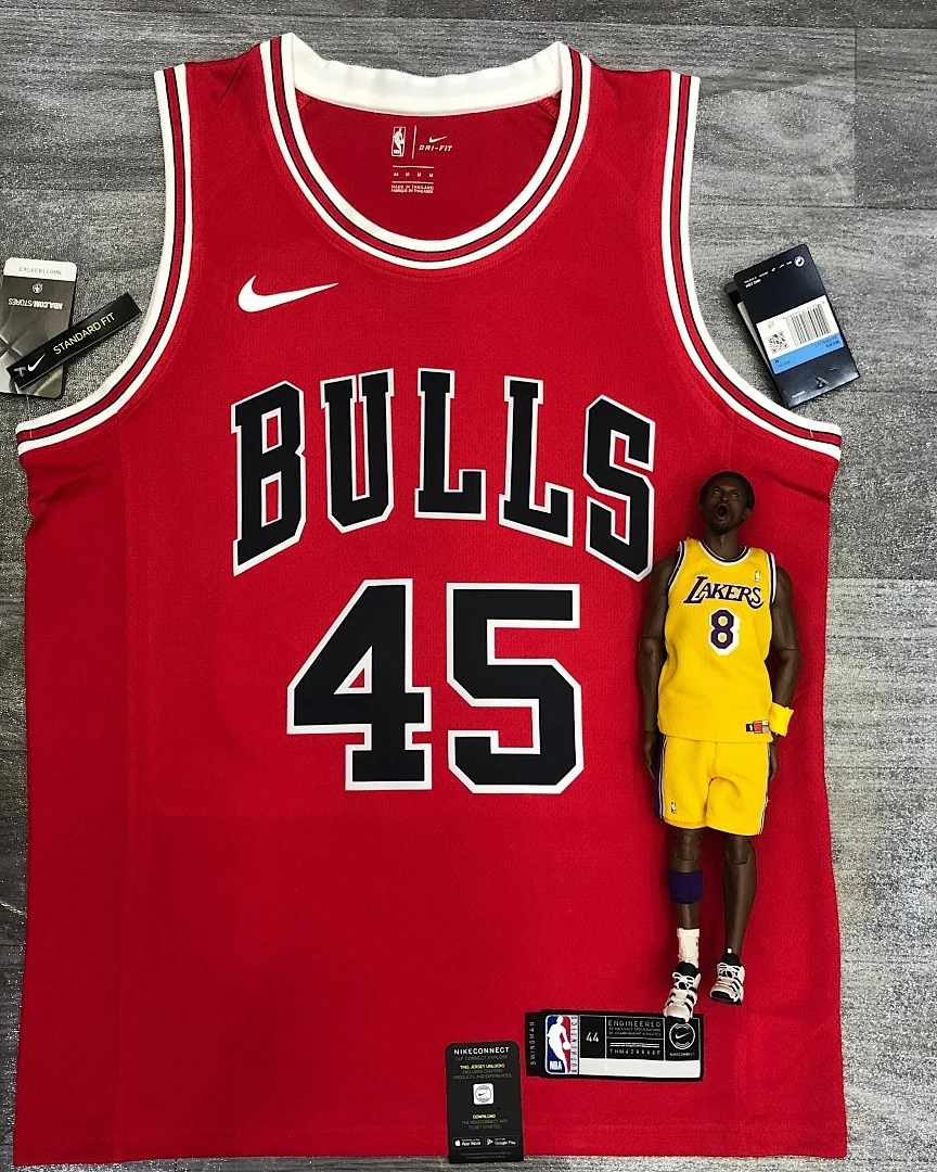 Camisola NBA Chicago Bulls Michael Jordan #45 Vermelha