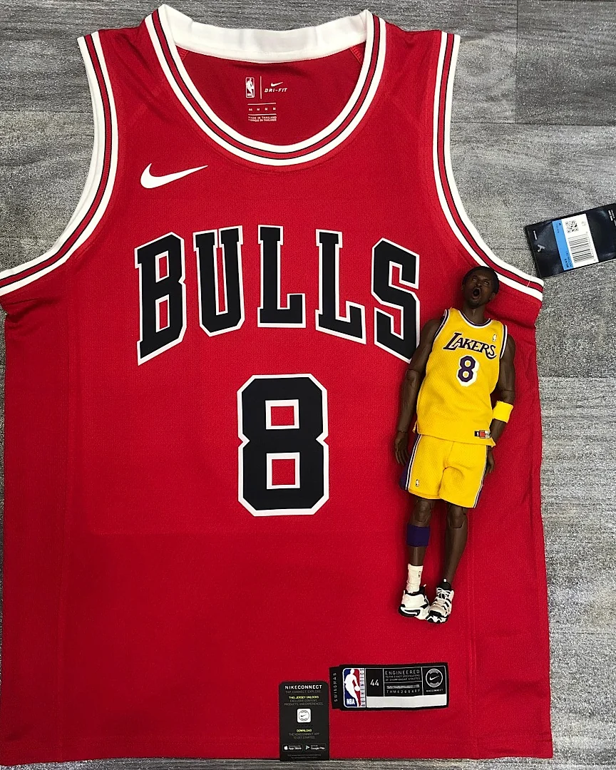 Camisola NBA Chicago Bulls Zach LaVine #8 Vermelha