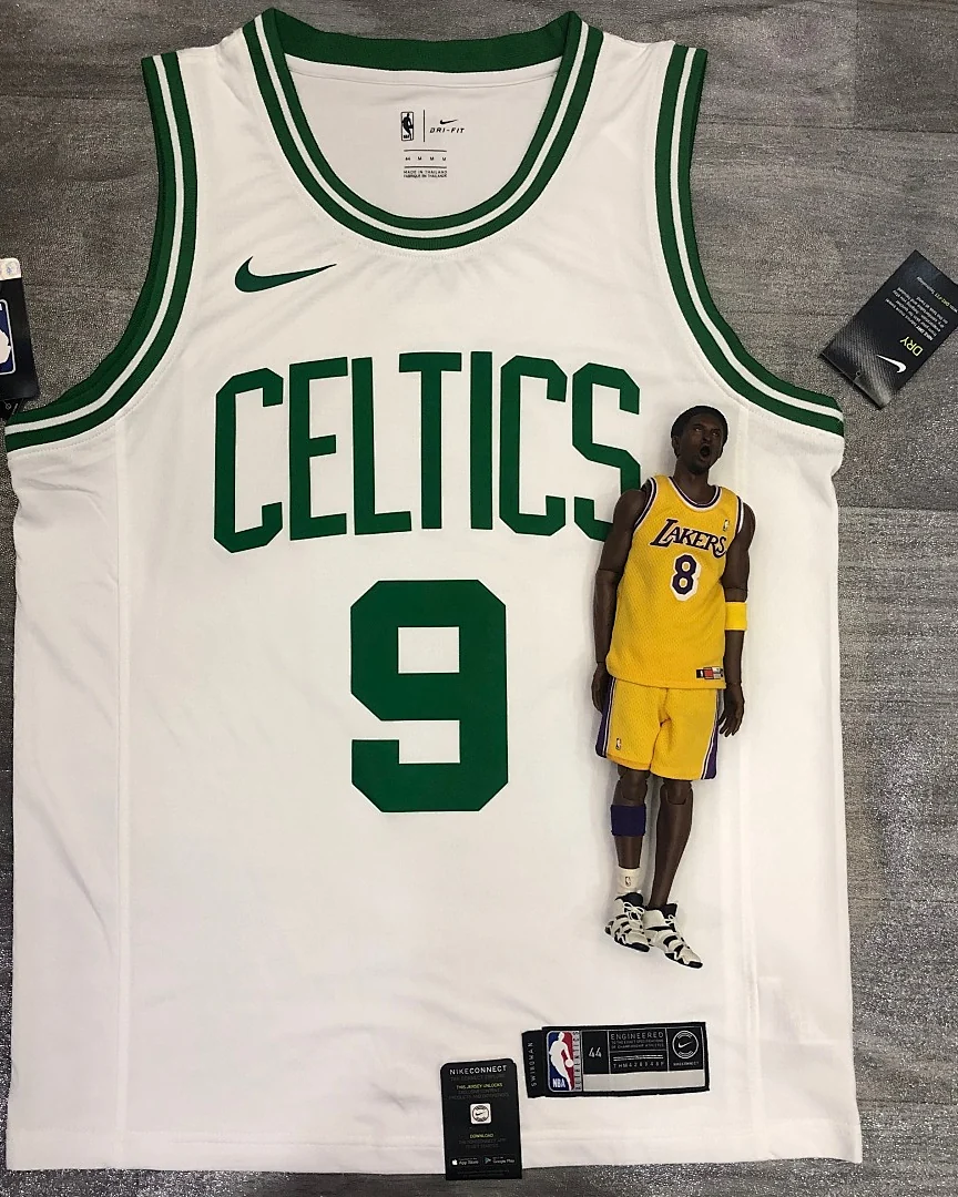 Camisola NBA Boston Celtics Rajon Rondo #9 Retro Branca