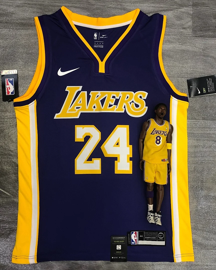 Camisola NBA Los Angeles Lakers Kobe Bryant #24 Roxa