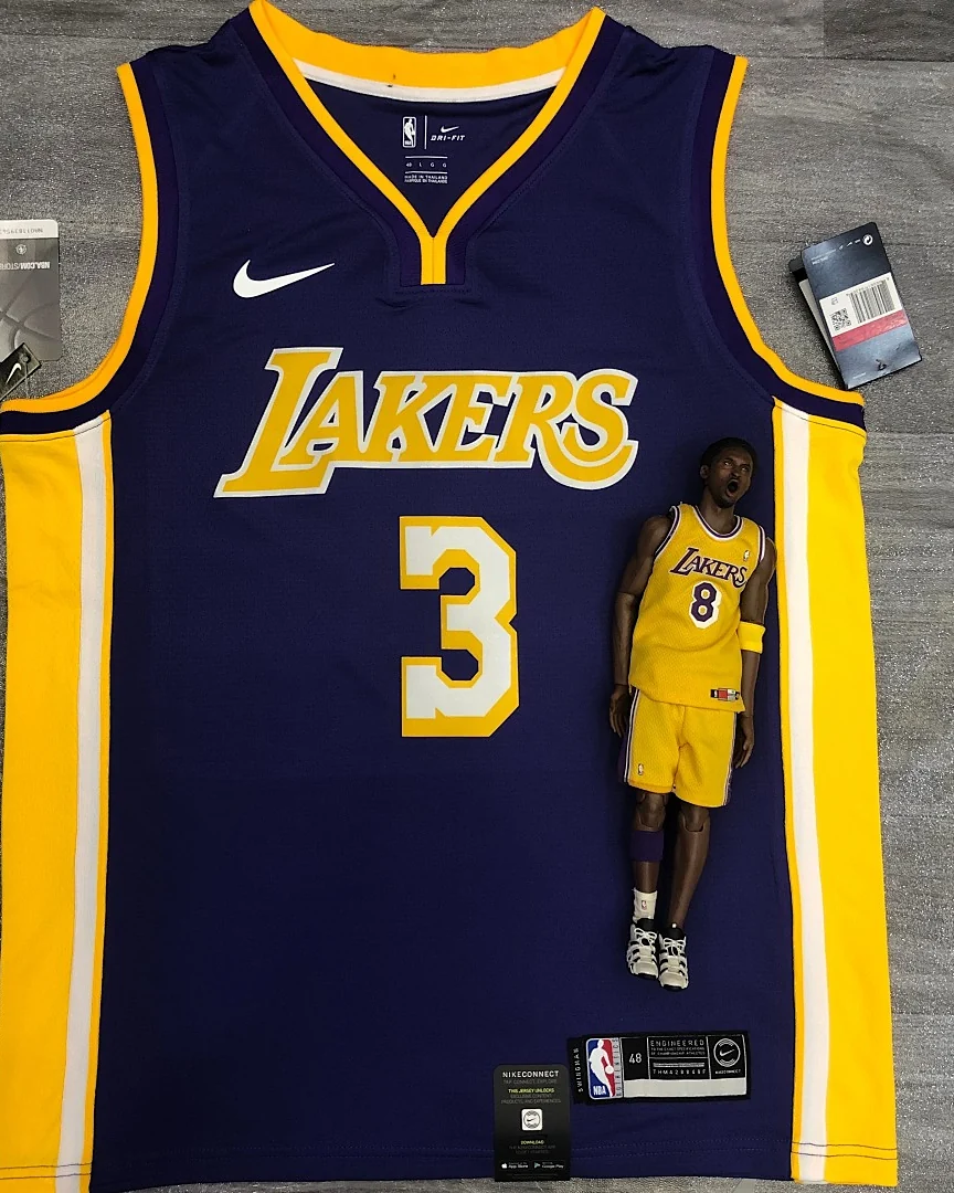 Camisola NBA Los Angeles Lakers Anthony Davis #3 Roxa