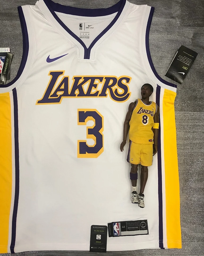 Camisola NBA Los Angeles Lakers Anthony Davis #3 Branca