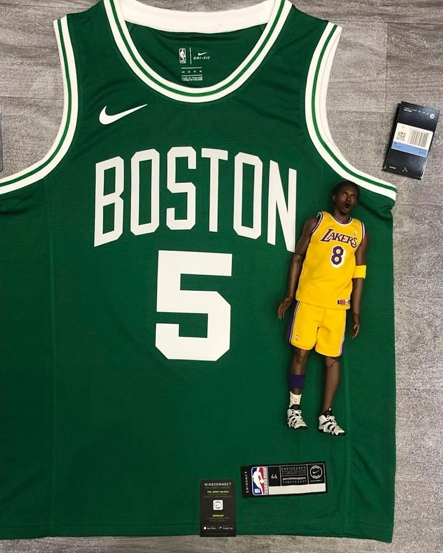 Camisola NBA Boston Celtics Kevin Garnett #5 Retro Verde
