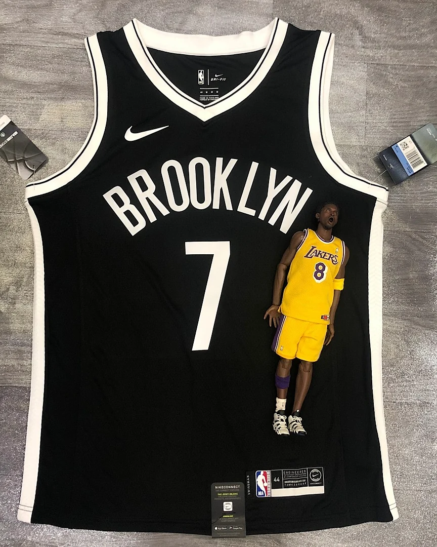 Camisola NBA Brooklyn Nets Kevin Durant #7 Preta
