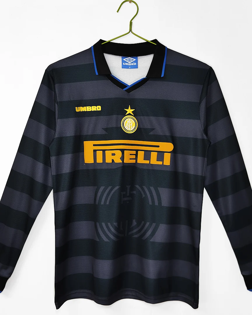 Camisola Retro Inter de Milão 1997/98 Terceira Manga Comprida
