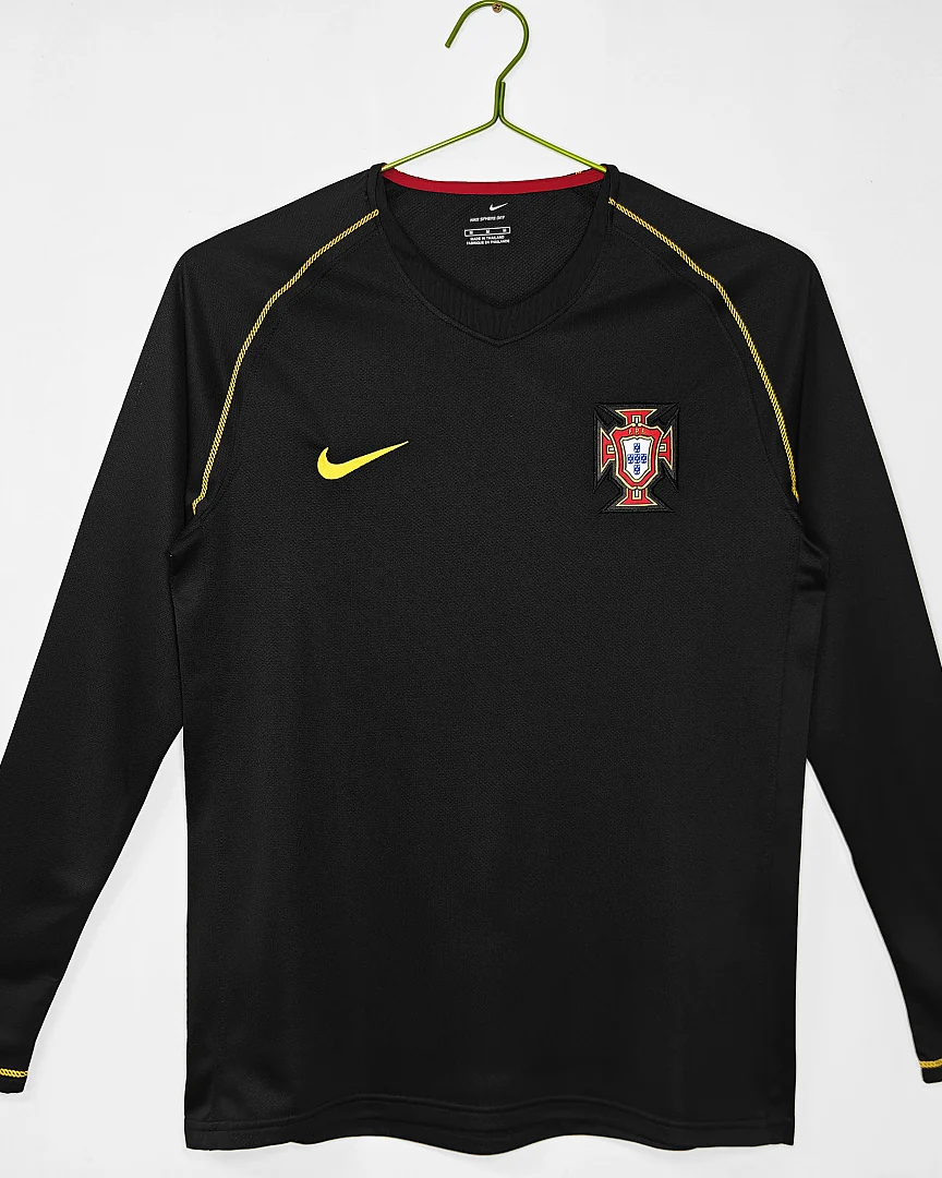 Camisola Retro Portugal 2006 Alternativa Manga Comprida