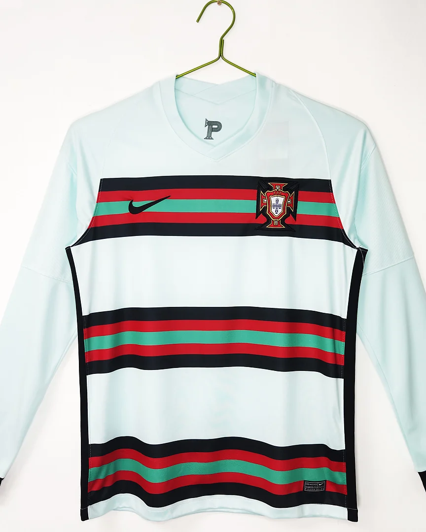 Camisola Retro Portugal 2020 Alternativa Manga Comprida