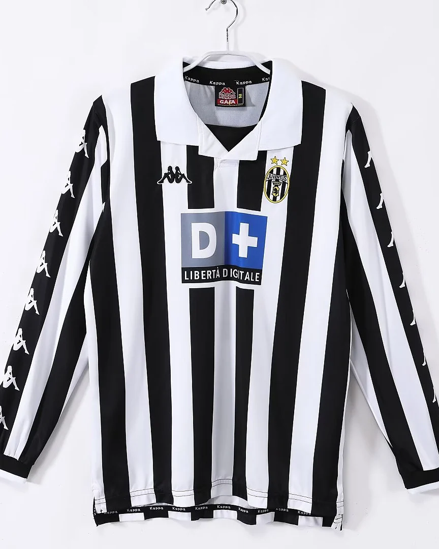 Camisola Retro Juventus 1999/00 Principal Manga Comprida