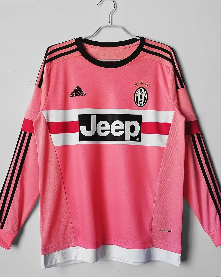 Camisola Retro Juventus 15/16 Alternativa Manga Comprida