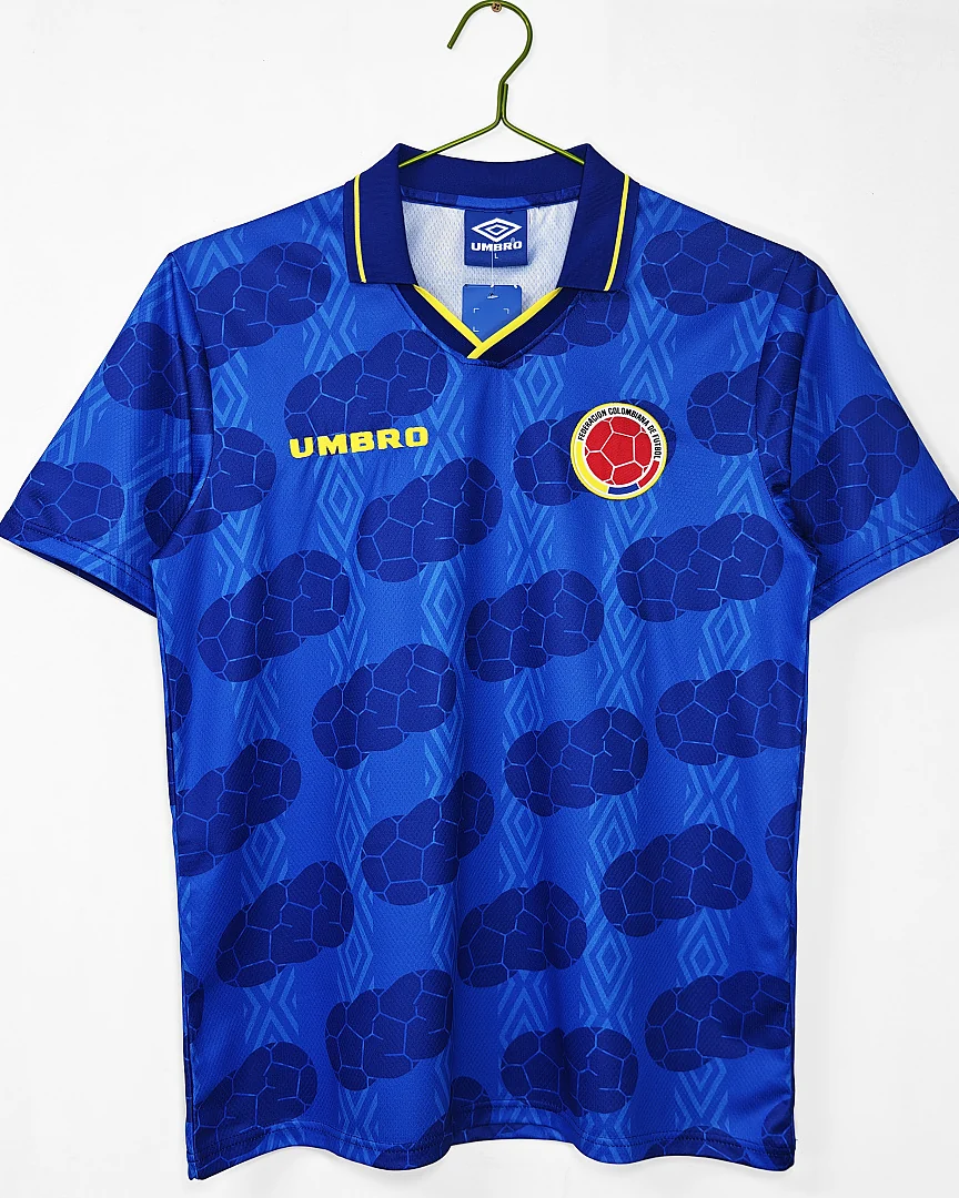 Camisola Retro Colômbia 1994 Alternativa