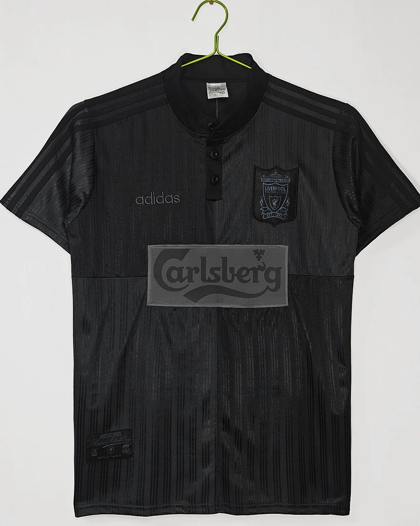 Camisola Retro Liverpool 1995/96 Edição Especial Preta