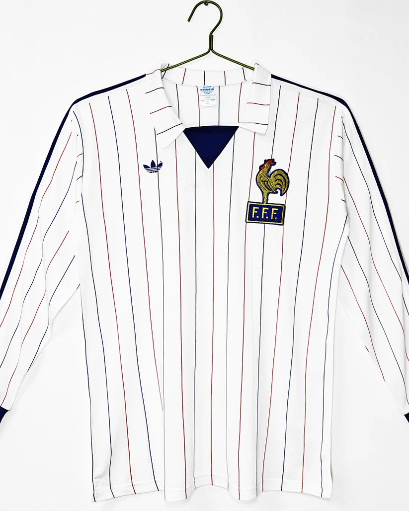 Camisola Retro França 1980/82 Alternativa Manga Comprida