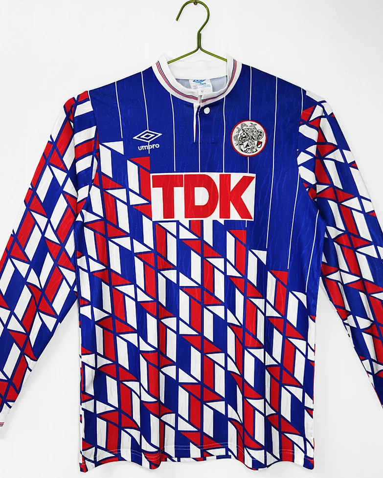 Camisola Retro Ajax 1989/90 Alternativa Manga Comprida