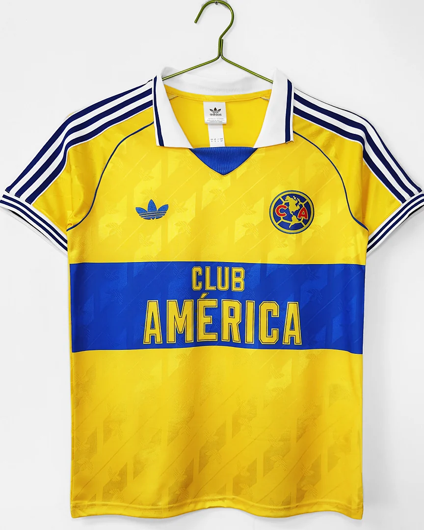 Camisola Retro Club América Comemorativa Amarela