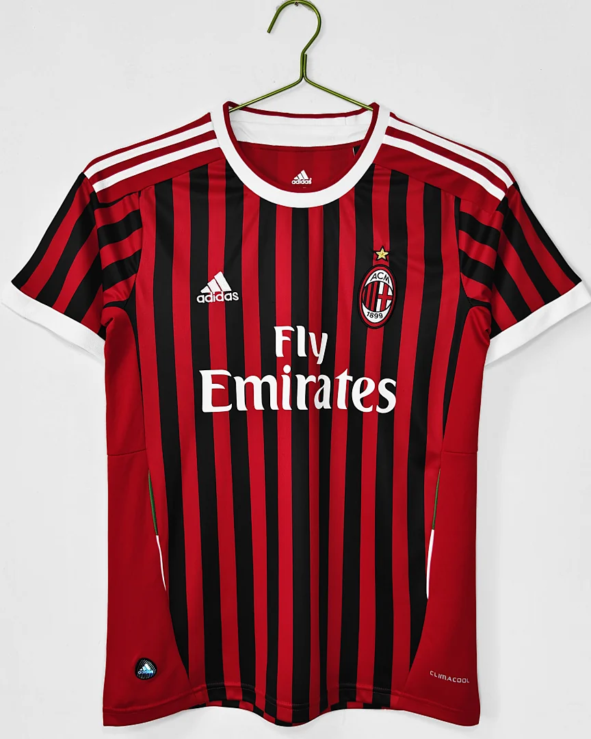 Camisola Retro AC Milan 11/12 Principal