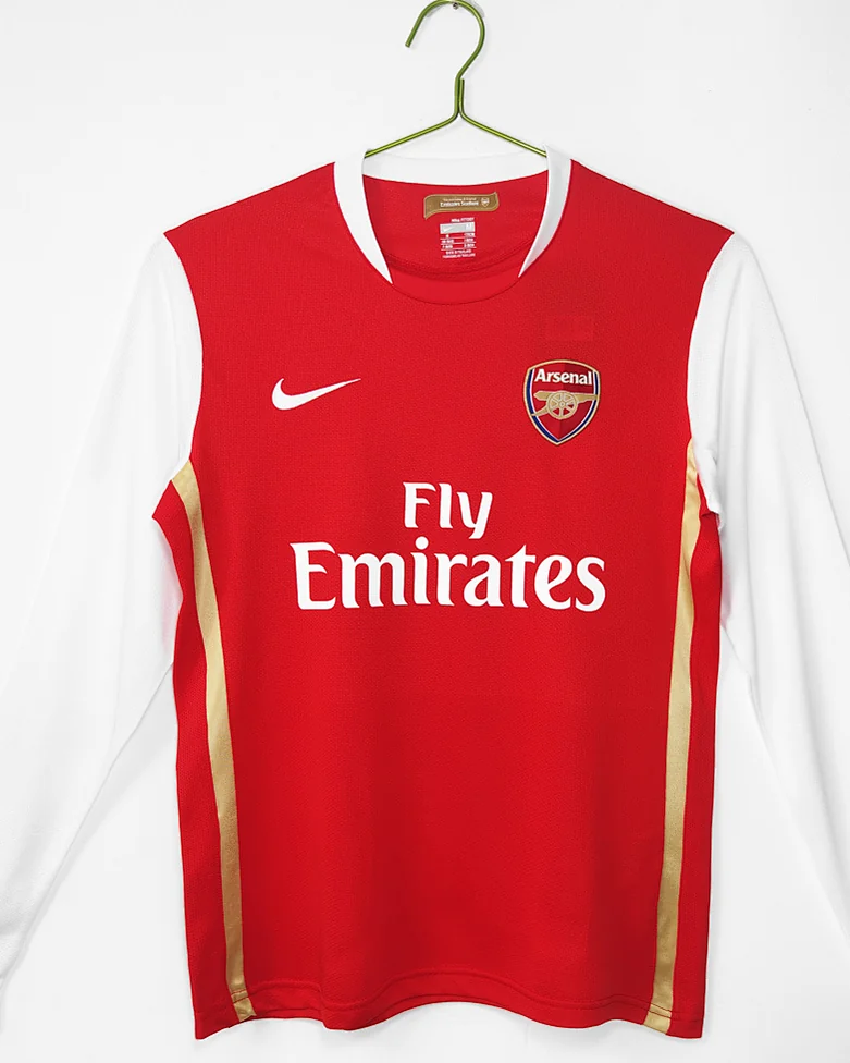 Camisola Retro Arsenal 06/07 Principal Manga Comprida