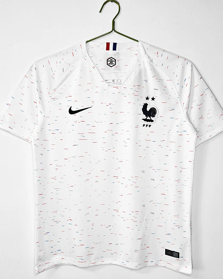 Camisola Retro França 2018 Alternativa Mundial
