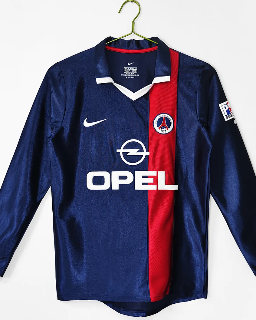 Camisola Retro Paris Saint-Germain 2001/02 Principal Manga Comprida