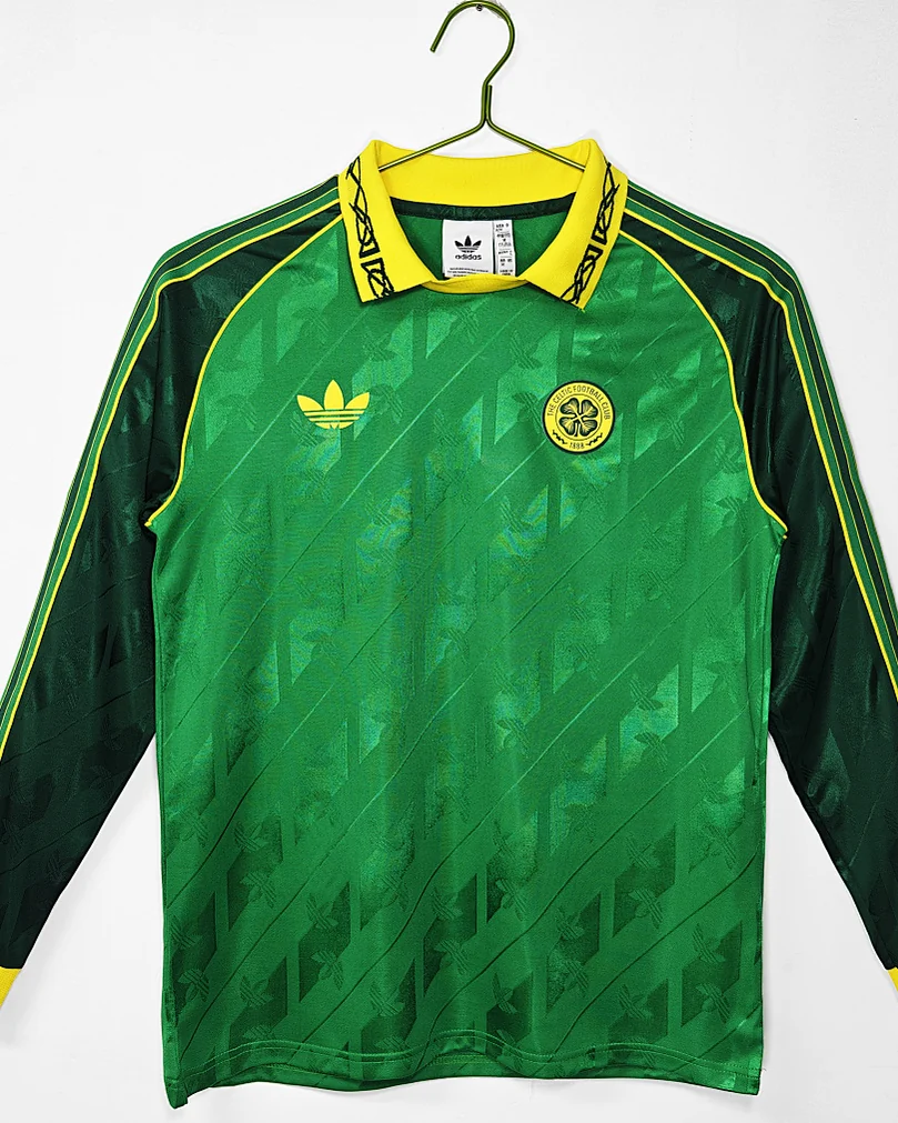 Camisola Retro Celtic Aniversário Manga Comprida