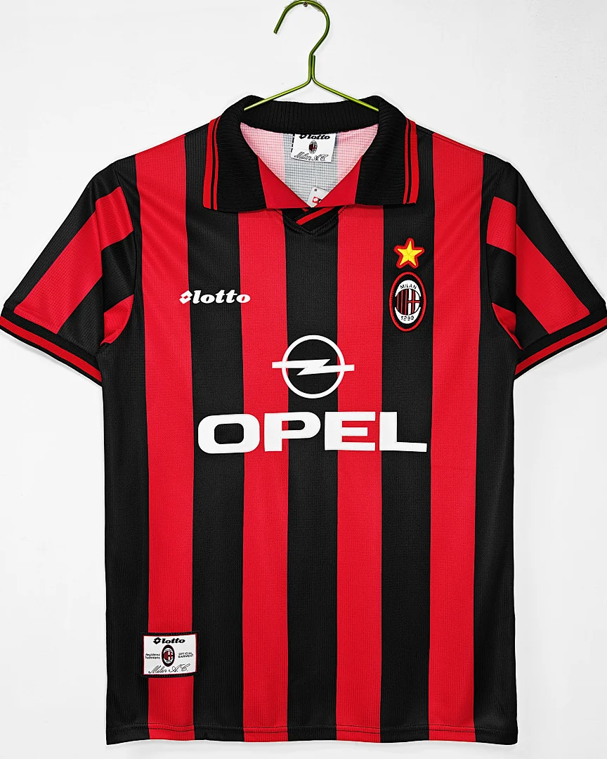Camisola Retro AC Milan 1997/98 Principal