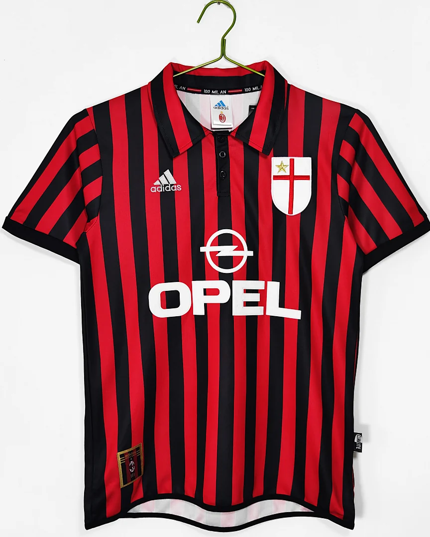 Camisola Retro AC Milan 1999/00 Principal