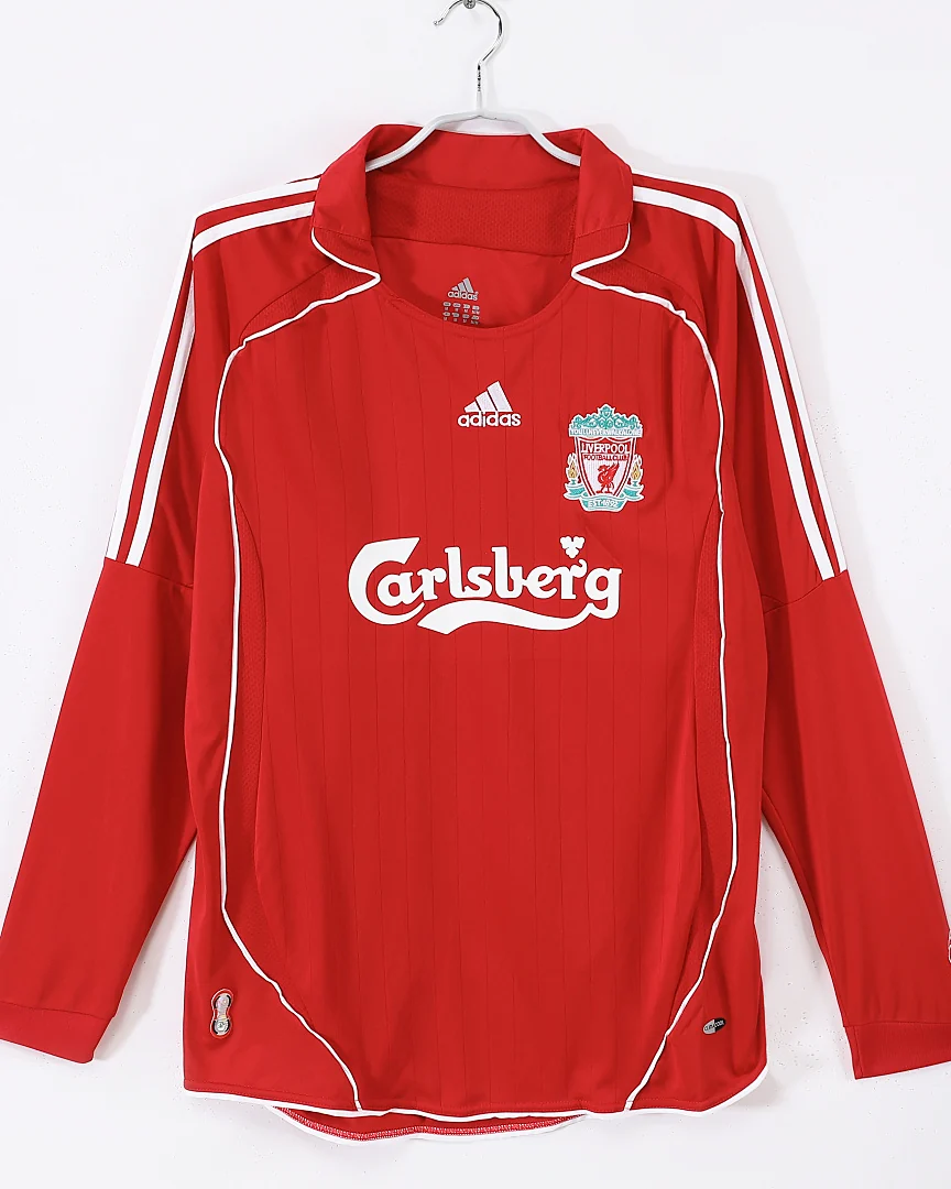 Camisola Retro Liverpool 06/07 Principal Manga Comprida