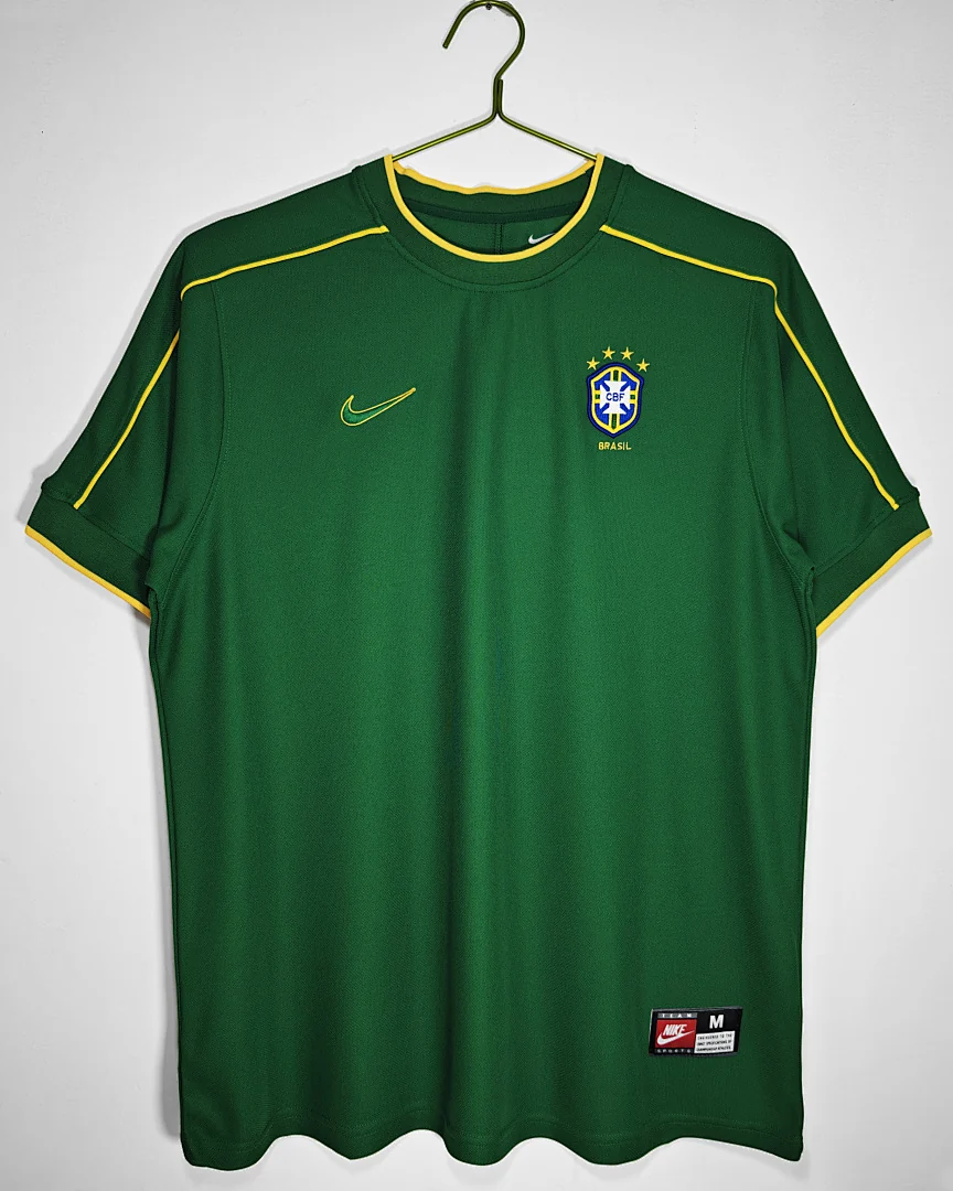 Camisola Retro Brasil 1998 Guarda-Redes