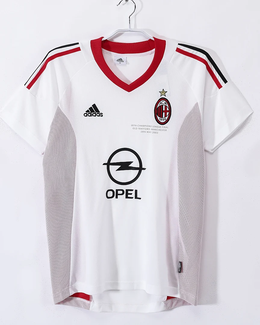Camisola Retro AC Milan 2002/03 Alternativa