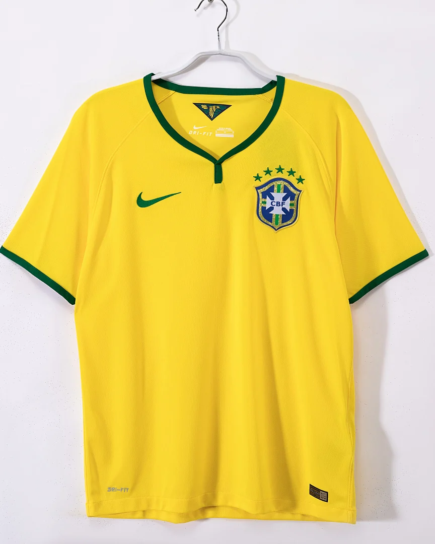 Camisola Retro Brasil 2014 Principal