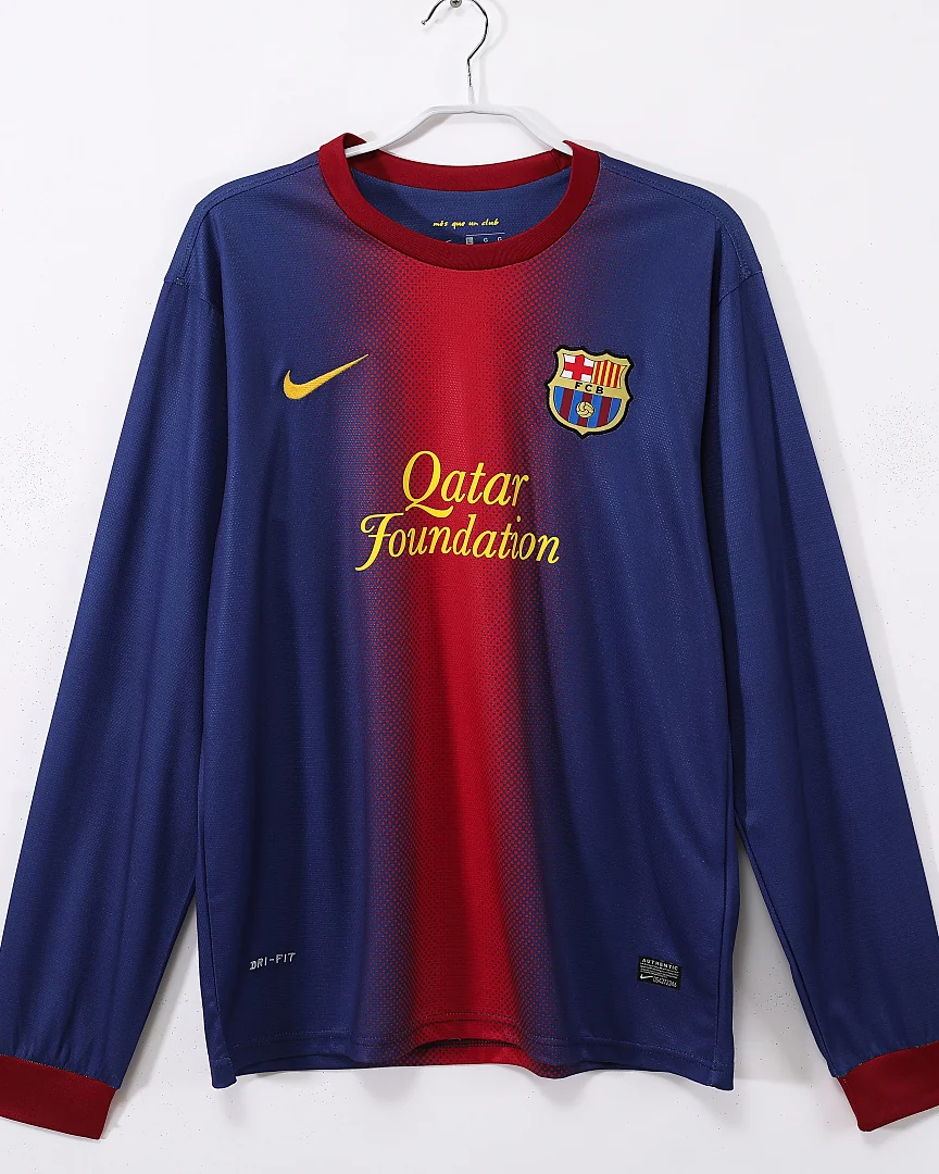 Camisola Retro Barcelona 12/13 Principal Manga Comprida