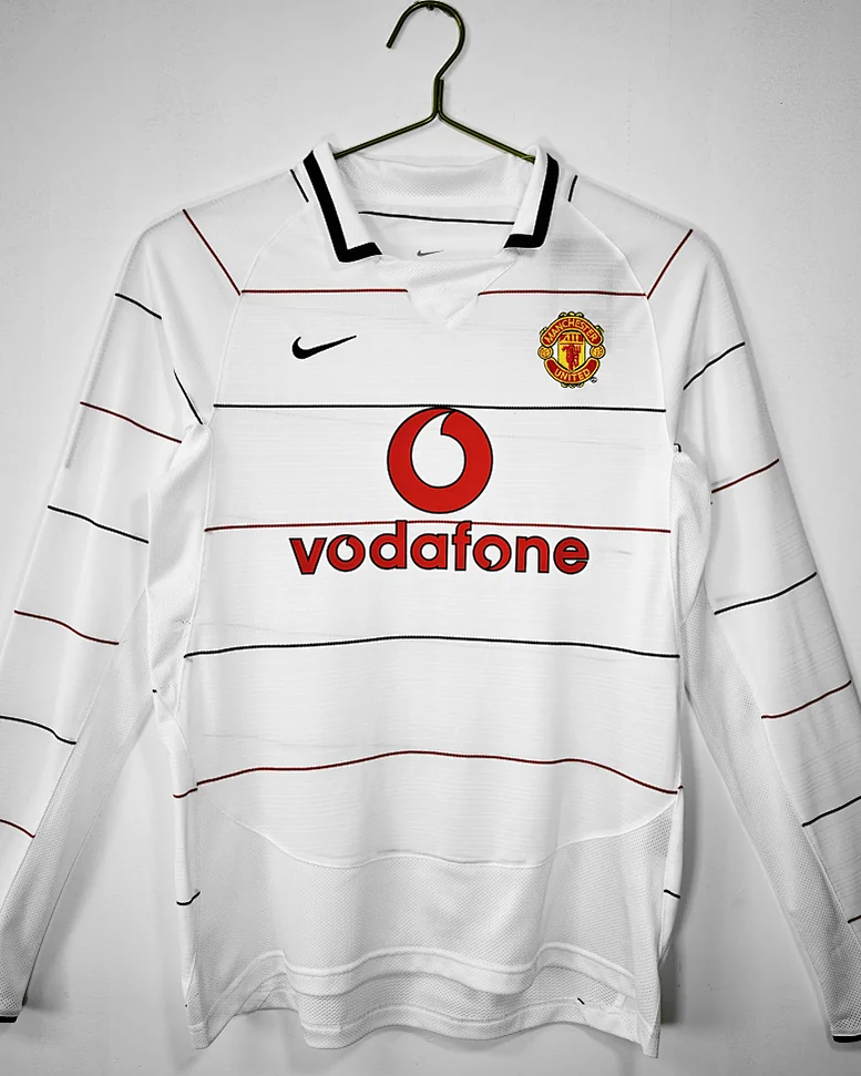 Camisola Retro Manchester United 2003/04 Terceira Manga Comprida