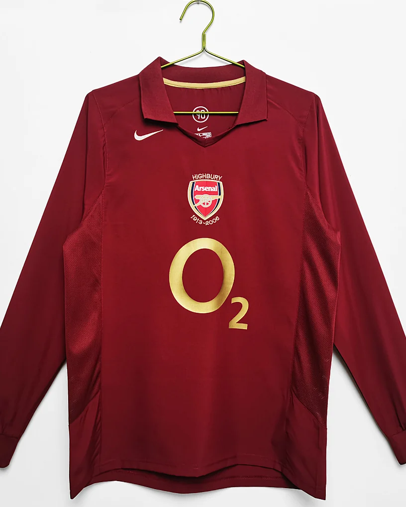 Camisola Retro Arsenal 05/06 Principal Manga Comprida