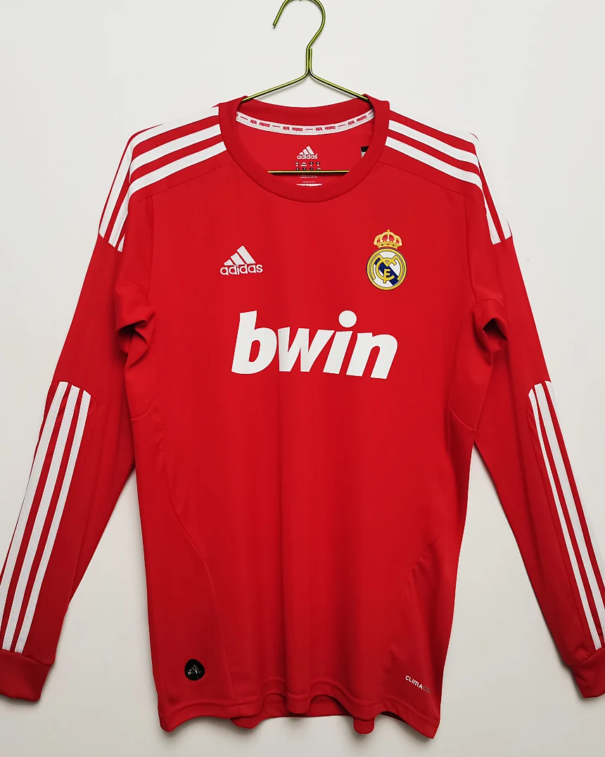 Camisola Retro Real Madrid 11/12 Terceira Manga Comprida