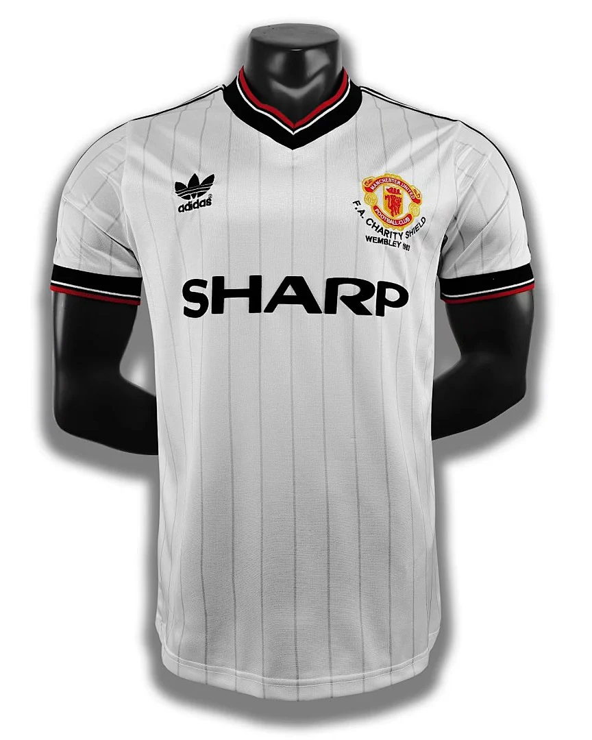 Camisola Retro Manchester United 1983 Alternativa