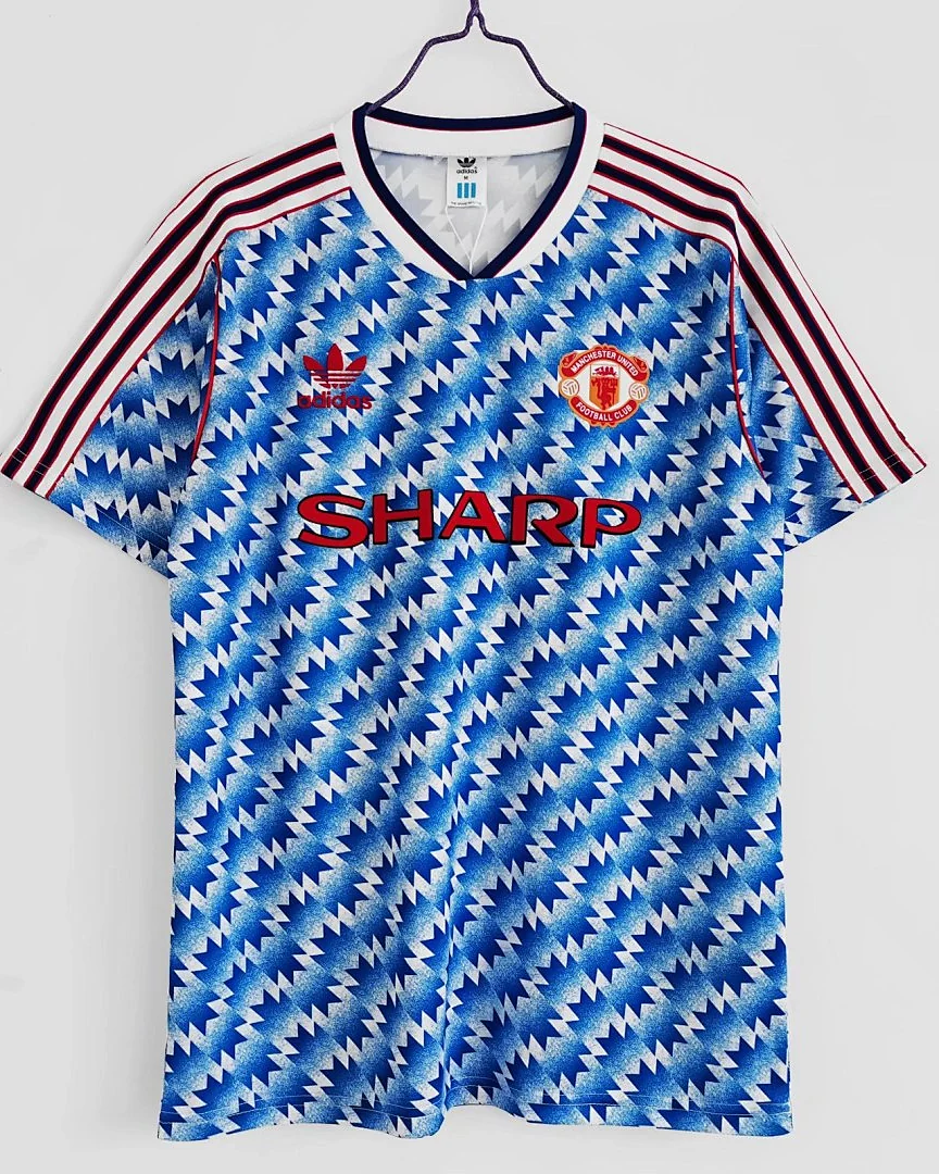 Camisola Retro Manchester United 1990/92 Alternativa