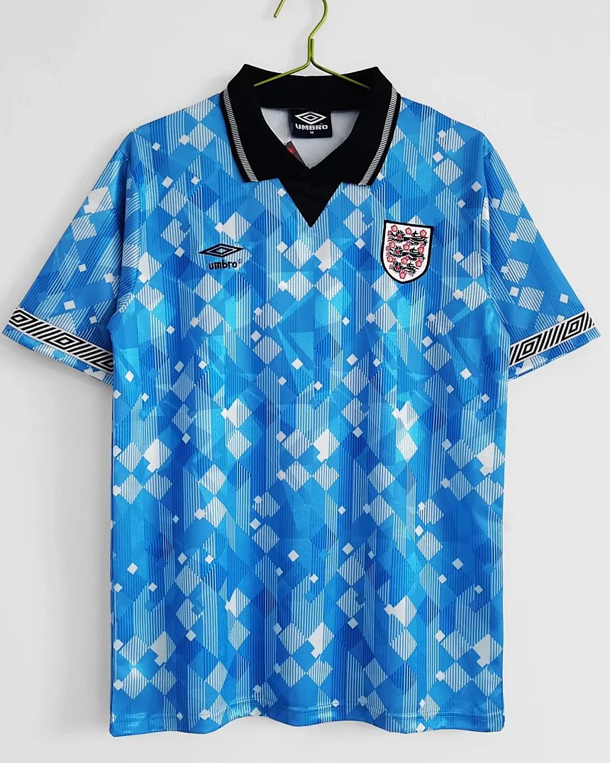 Camisola Retro Inglaterra 1990 Terceira