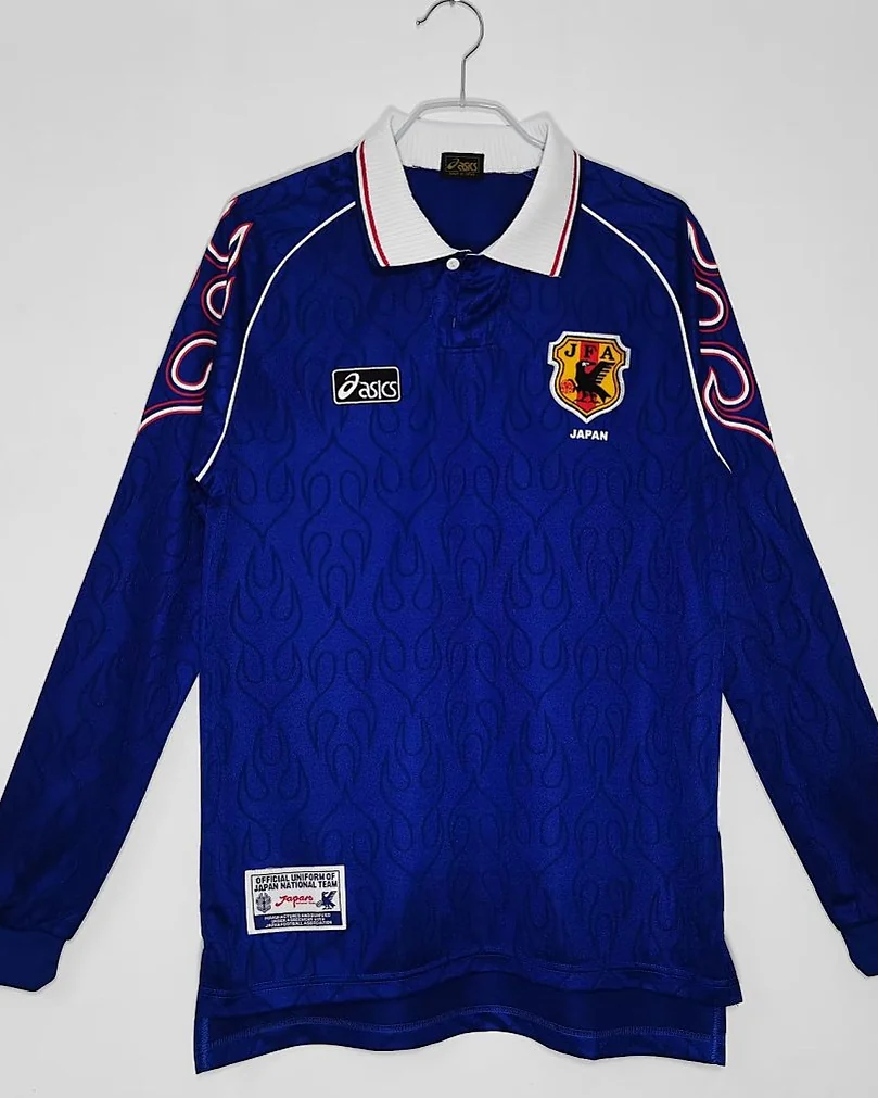Camisola Retro Japão 1998 Principal Manga Comprida