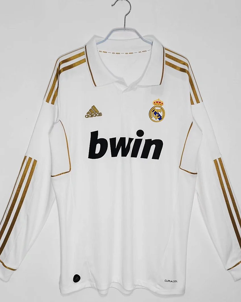 Camisola Retro Real Madrid 11/12 Principal Manga Comprida