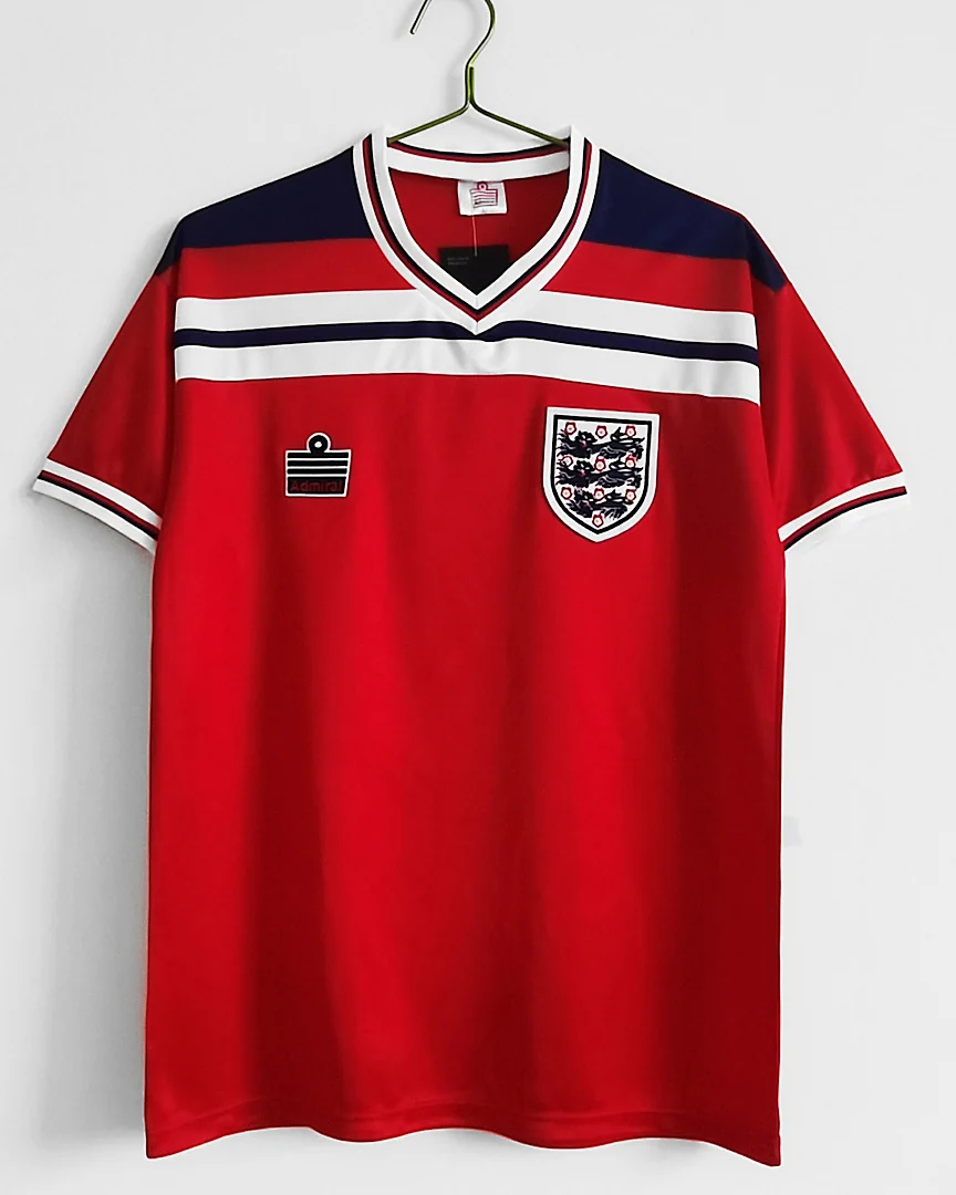 Camisola Retro Inglaterra 1982 Alternativa