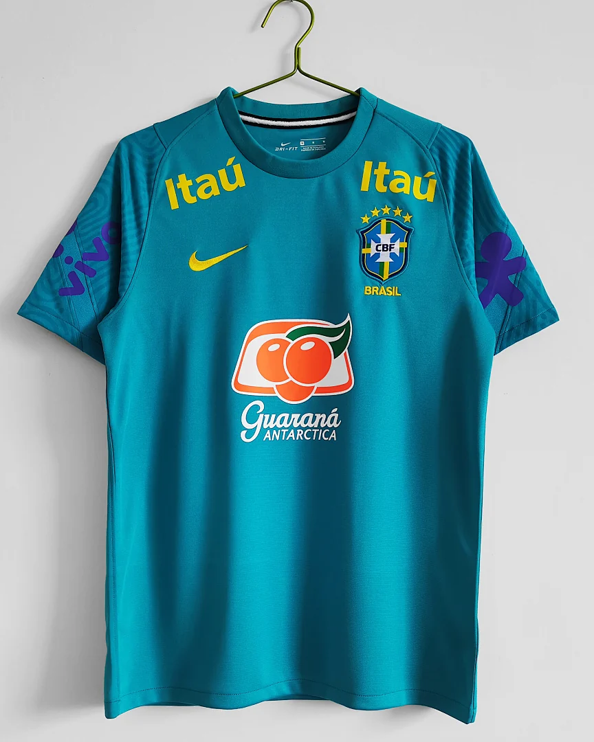 Camisola de Treino Brasil 2021 Azul-Clara