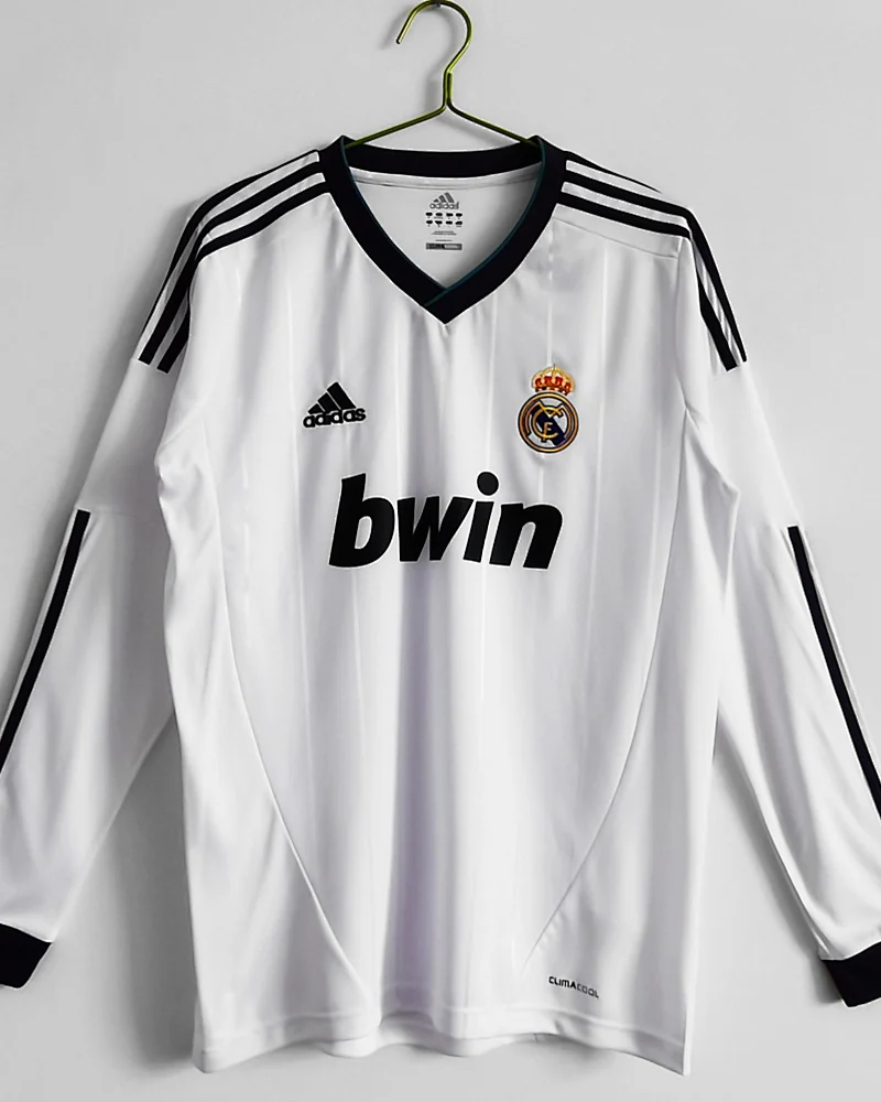 Camisola Retro Real Madrid 12/13 Principal Manga Comprida