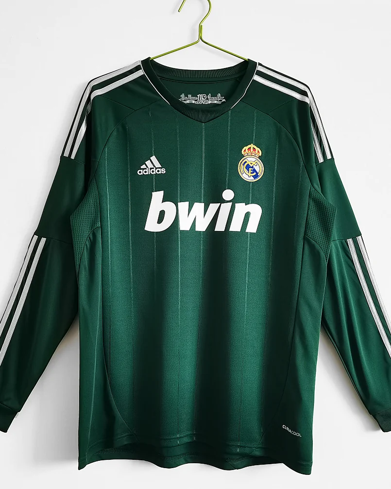 Camisola Retro Real Madrid 12/13 Terceira Manga Comprida