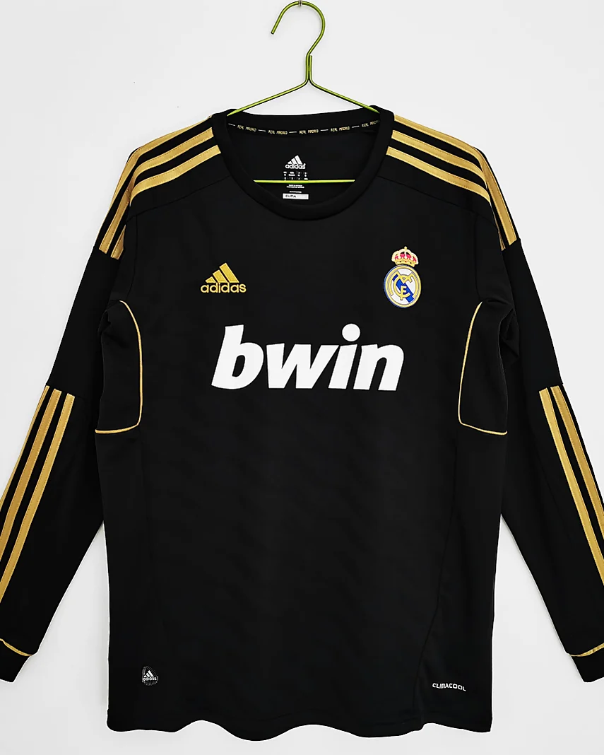 Camisola Retro Real Madrid 11/12 Alternativa Manga Comprida
