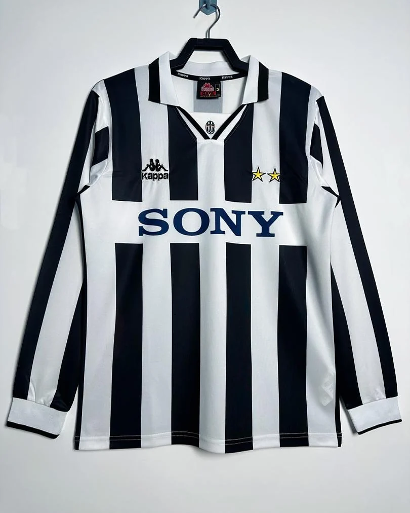 Camisola Retro Juventus 1995/97 Principal Manga Comprida